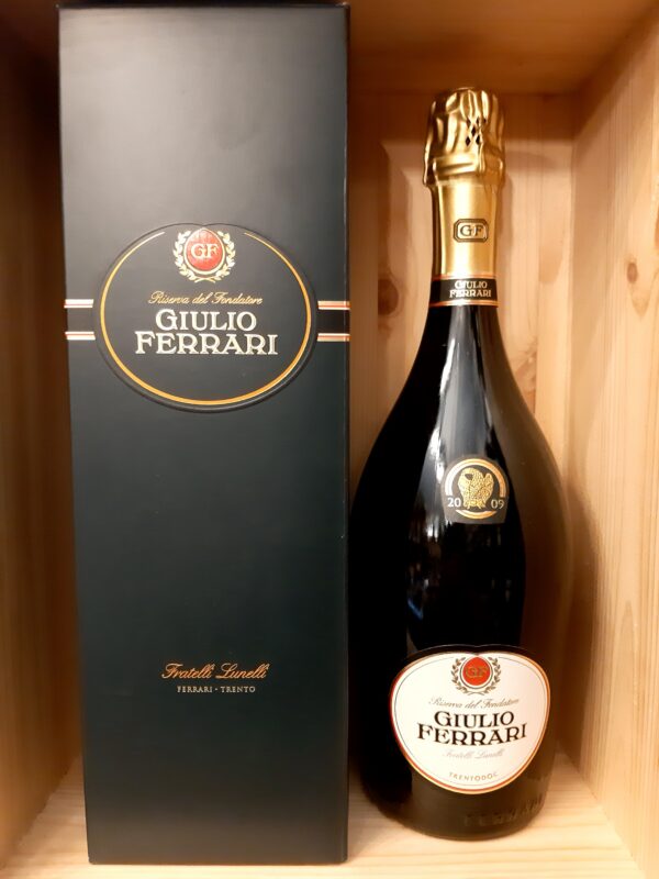SPUMANTE METODO CLASSICO BRUT 2009 TRENTO DOC RISERVA DEL FONDATORE GIULIO FERRARI