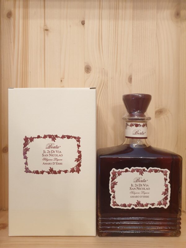AMARO D'ERBE IL 28 DI VIA SAN NICOLAO DISTILLERIE BERTA